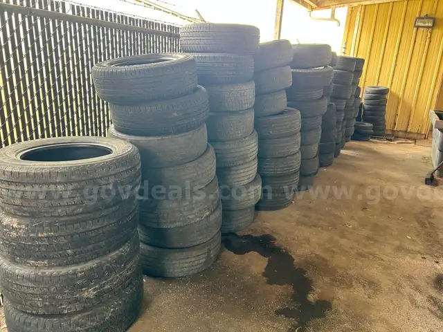Lot of 90+ Assorted Used Tires