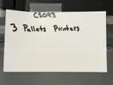 3 Pallets of Printers