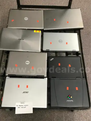 8 Assorted Laptops **NO HDD/SSD