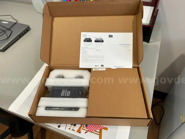 Set of six (6) ELO Systems (Backback, 32&#x22; Touchscreen, Wall-Mount)