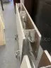 Two Folding Tables with Wheels