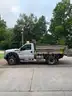 2011 F-550 Super Duty Dump Truck with Stainless Dump Body, V-Snow Plow, Salt Spreader