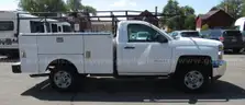 2017 Chevrolet Silverado 2500HD w/ Utility Bed, Equipment Rack and Crane  V05073  U3158
