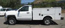 2017 Chevrolet Silverado 2500HD w/ Utility Bed, Equipment Rack and Crane  V05073  U3158