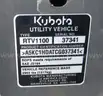 2013 Kubota RTV1100 with Enclosed Cab  V04553  U3161