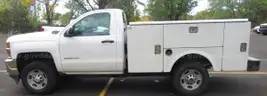 2017 Chevrolet Silverado 2500HD Pickup with Utility Bed &#x26; Bumper Mounted Crane  V05070  U3178