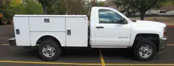 2017 Chevrolet Silverado 2500HD Pickup with Utility Bed &#x26; Bumper Mounted Crane  V05070  U3178