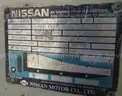 Nissan 48 Volt Electric Forklift  *PARTS OR REPAIR*  U3186