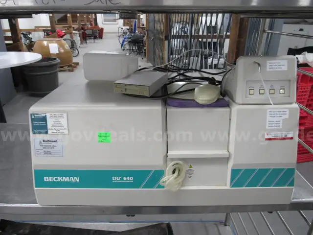 Beckman DU640 Spectrophotometer U3224