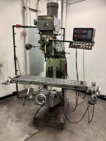 Manual Knee Mill Supermax * Condition Unknown * U3235