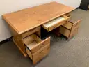 Wooden Desk &#x26; Drawer Set