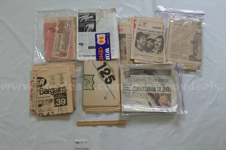 lot of newspapers