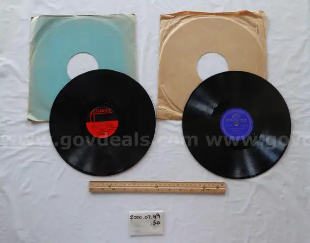 lot of phonograph records