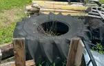 2 - LARGE TRACTOR TIRES