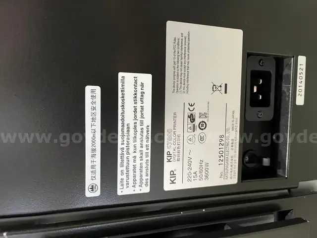 One Used Digital Color Printer