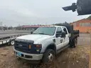 2008 Ford F-550 Crew Cab Flatbed Dump Truck &#x2013; AS-IS &#x2013; Inoperable