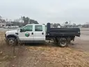 2008 Ford F-550 Crew Cab Flatbed Dump Truck &#x2013; AS-IS &#x2013; Inoperable