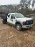 2008 Ford F-550 Crew Cab Flatbed Dump Truck &#x2013; AS-IS &#x2013; Inoperable