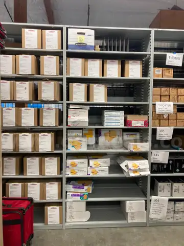 30+ Shelving units with disassembled panels