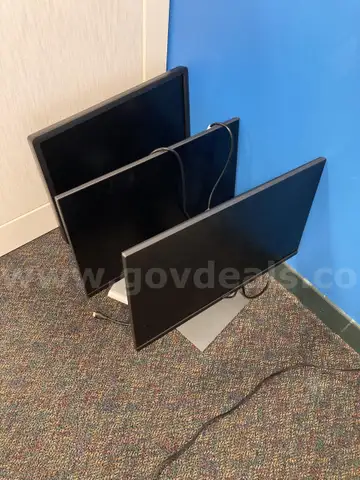 Lot of 3 Dell Monitors &#x2013; 22&#x22; &#x26; 24&#x22; (2014&#x2013;2015 Models)
