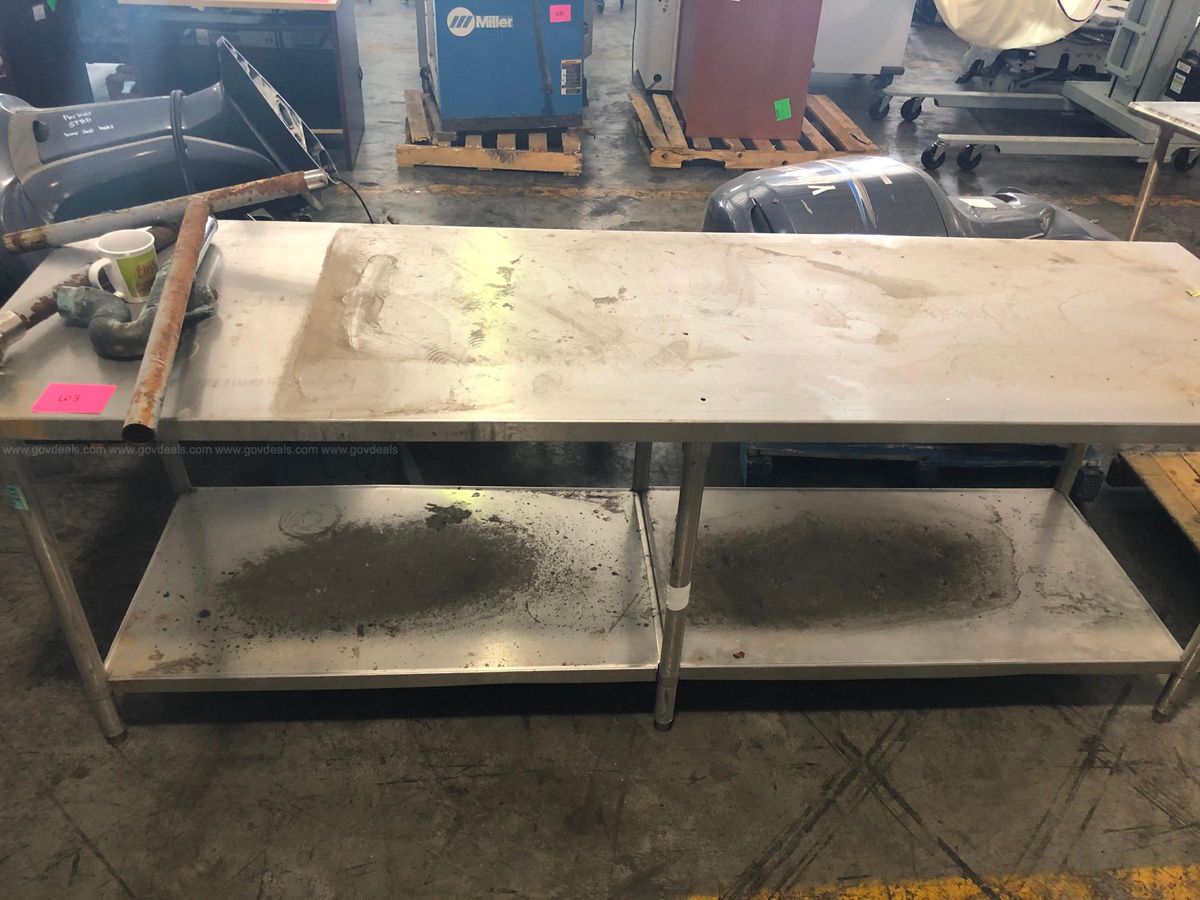 Industrial Stainless Steel Table | AllSurplus