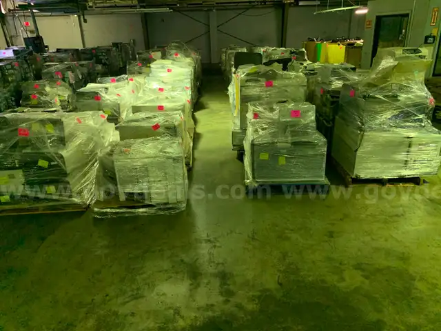 1 Lot (48 Pallets) of Printers, Scanners, Fax, and Other Electronics