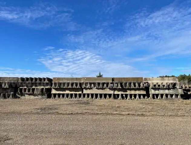 100 - Steel Reinforced, Concrete Safety Barriers (15 foot long)