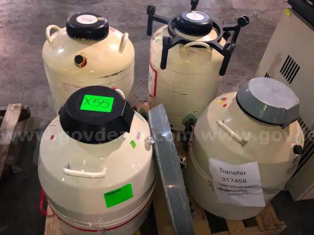Liquid Nitrogen Tanks (4 pcs)