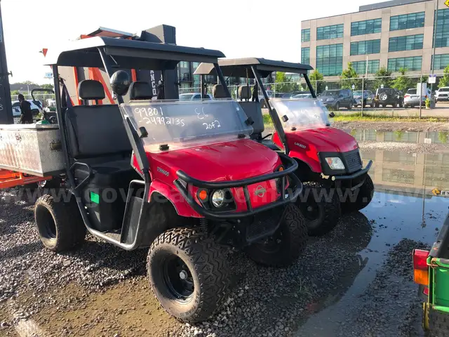 2 MOTORIZED CARTS