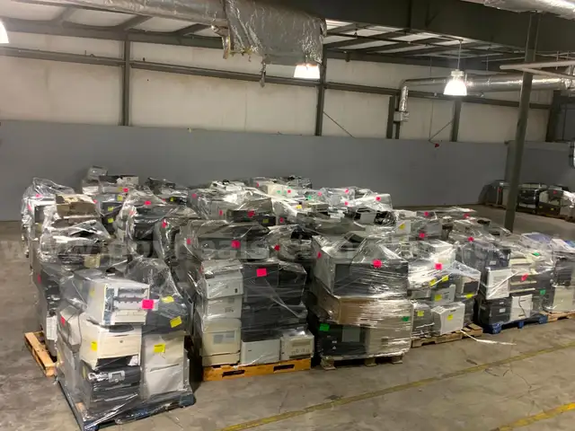 1 Lot (48 Pallets) of Printers, Scanners, Fax, and Other Electronics