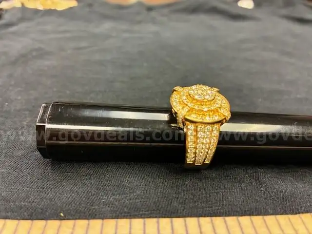 Diamond Yellow Gold Ring