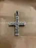 Diamond Cross Pendant with 40 in. Chain