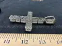 Diamond Cross Pendant with 40 in. Chain