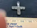 Diamond Cross Pendant with 40 in. Chain