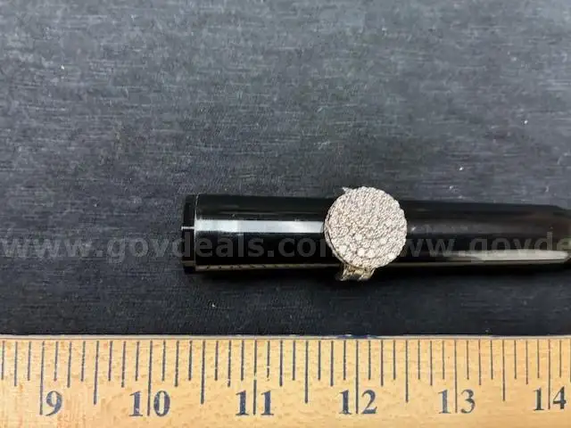 Banded White Gold Diamond Ring