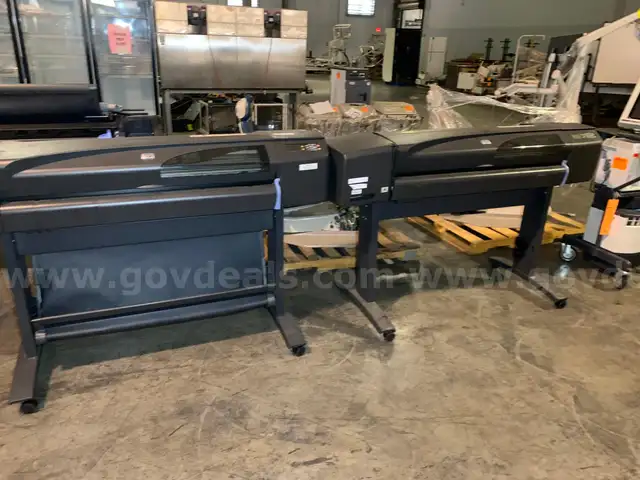 Printer, HP DesignJet (2 pcs)
