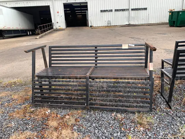 Bench, Black Iron (2 pcs)