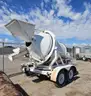 Portable concrete mixer