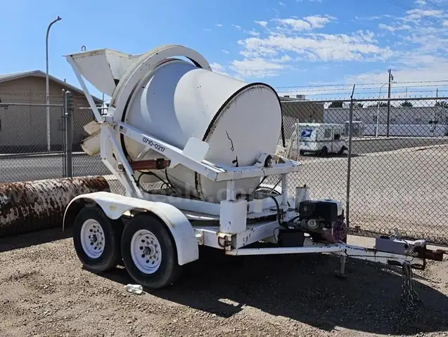Portable concrete mixer