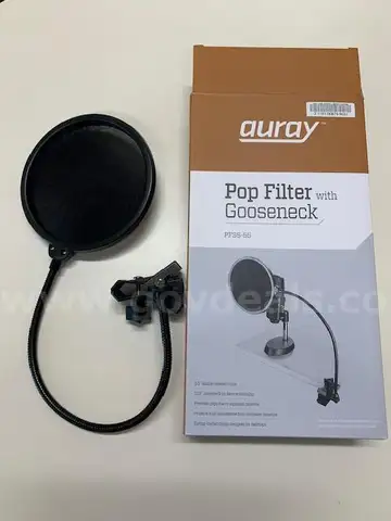 Pop Filter with Gooseneck