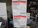 Assortment of Plastic Lids, Plates, and Plastic Bowls