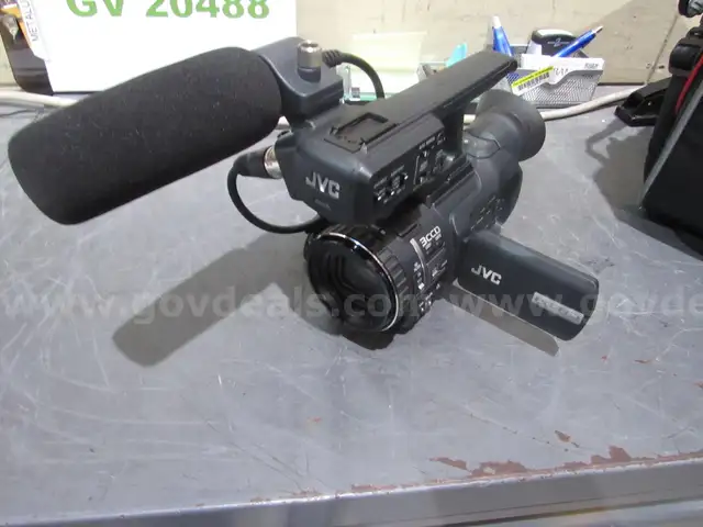Video Camera with Accessories