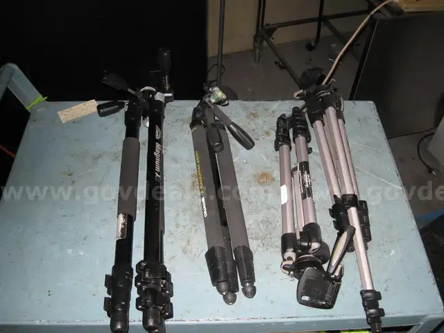 Assorted Camera Tripods (4)