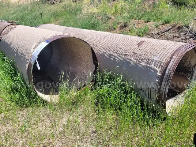 Lot of Two 4&#x27; Culverts. One at 20&#x27; and One at 12&#x27;