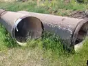 Lot of Two 4&#x27; Culverts. One at 20&#x27; and One at 12&#x27;