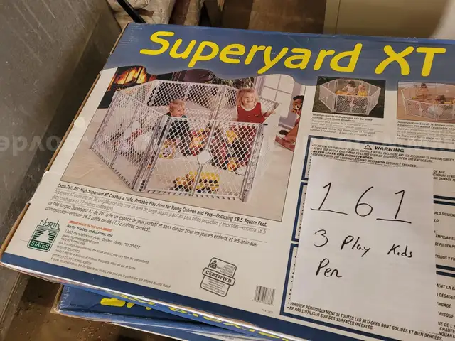 Lot of 3 Superyard XT Kids Play Pens