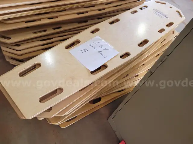 Lot of 19 Dyna Med Spine Boards