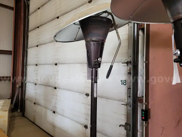 Lot of 2 Hamilton Outdoor Heaters with Gas Tanks
