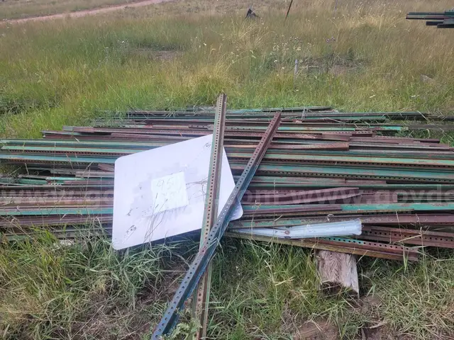 Lot of Approximately 40 Old Sign Posts