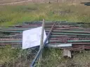 Lot of Approximately 40 Old Sign Posts